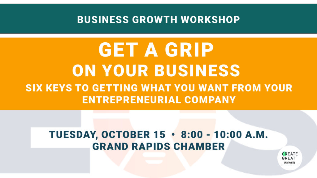 Get a Grip Business Growth Workshop