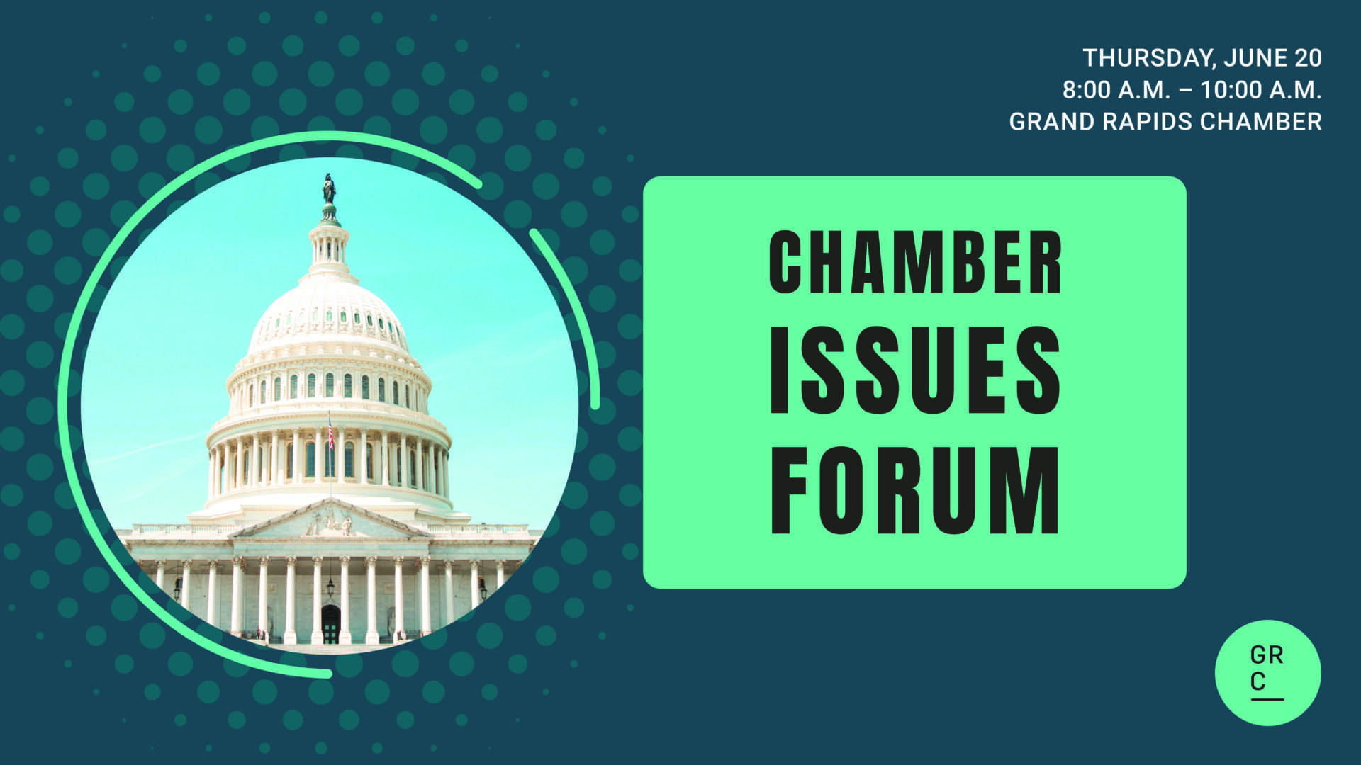 Grand Rapids Chamber's event Chamber Issues Forum