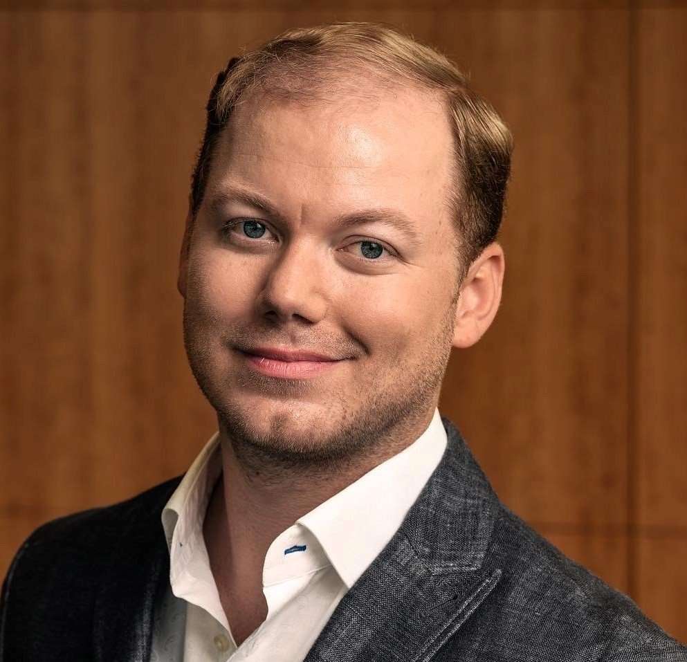 Headshot of Kyle Van Andel, Associate Director and Outreach Director at the David and Carol Van Andel Family Foundation