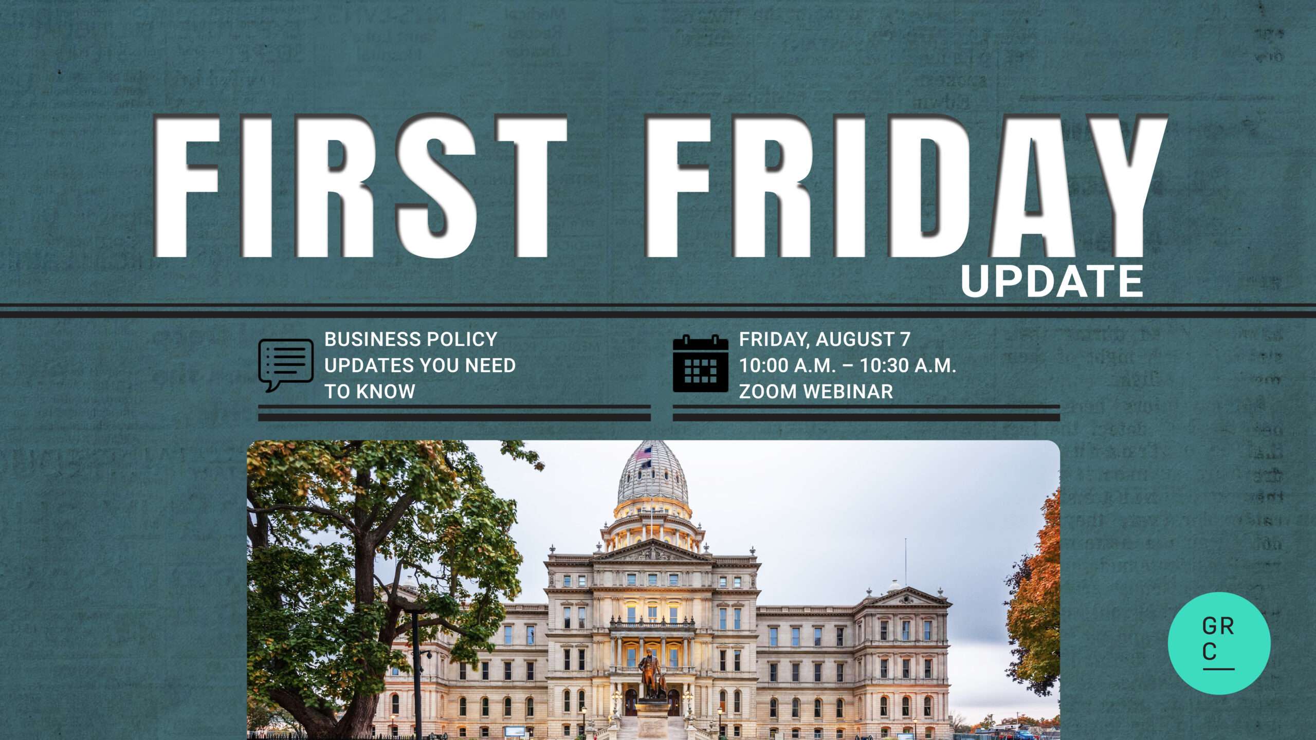 Grand Rapids Chamber event First Friday Update