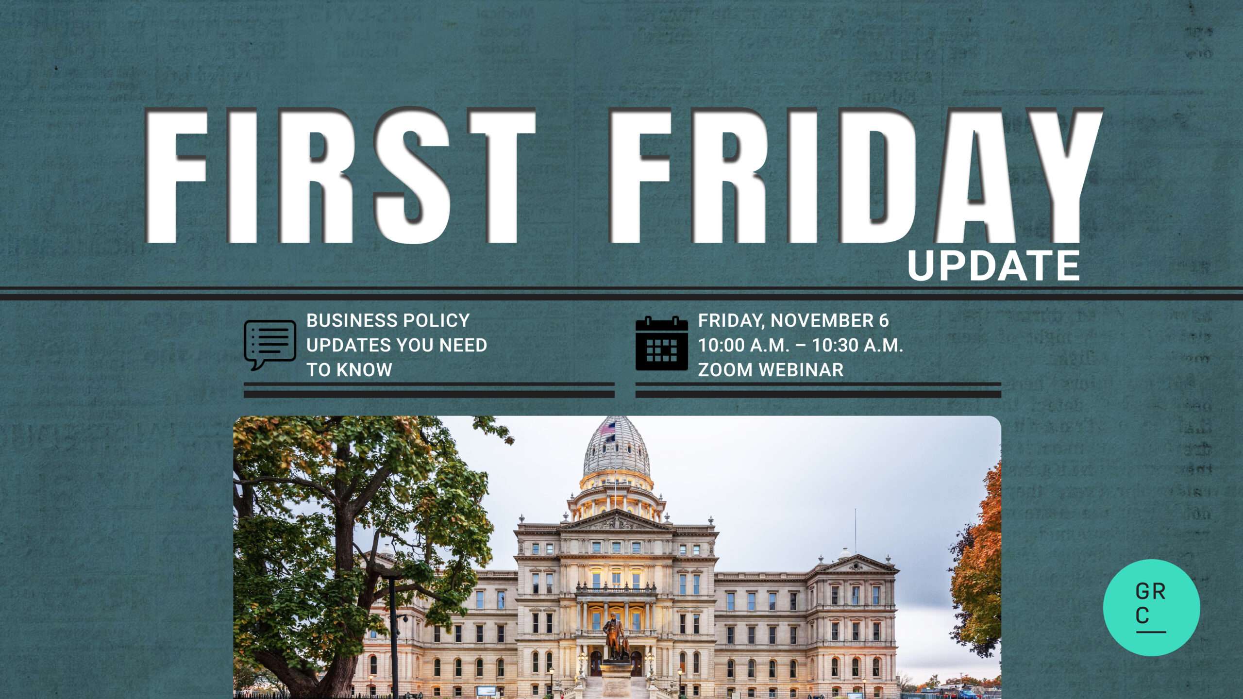 Grand Rapids Chamber event First Friday Update
