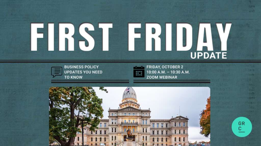 Grand Rapids Chamber event First Friday Update