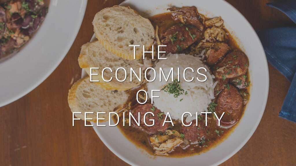 The Economics of Feeding A City